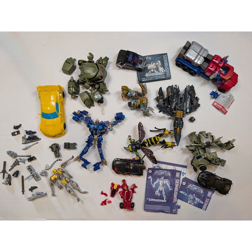 Transformers mixed lot of Figures for PARTS or REPAIR ONLY